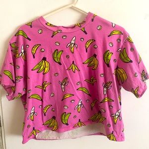 Nooworks banana crop top xl
